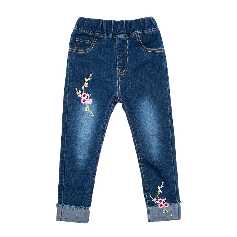 LHE20Blue Babyinstar/Новинка года; джинсы для девочек; весенние джинсы; одежда для детей; детские брюки; повседневные брюки; джинсы для девочек; одежда - Цвет: LHE20Blue