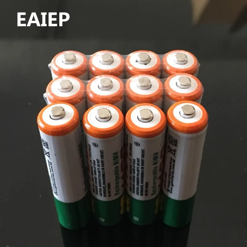 Горячая Распродажа EAIEP 1,2 V 1100mAh Ni-MH AAA игрушечный фонарик с дистанционным управлением электронный продукт перезаряжаемая батарея - Цвет: 12PCS