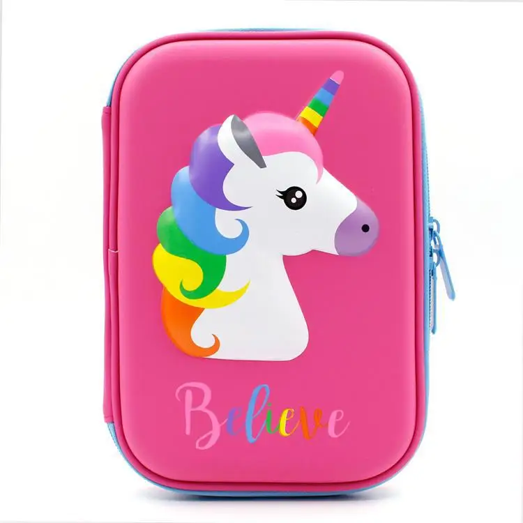 Пенал с единорогом Kawaii kalem kutusu EVA trousse scolaire stylo креативные школьные принадлежности