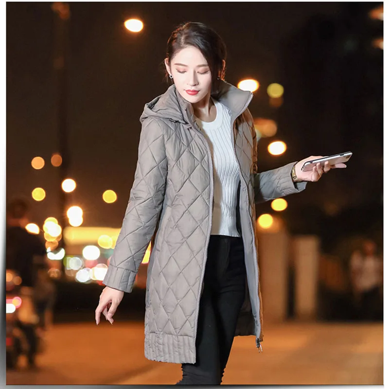 Winter Jacket Female Parka Coat Long hoodie Down Cotton Jacket Plus Size 3XL Long Hooded thick Parkas autumn Coat Jacket Women