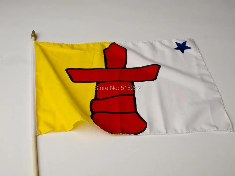 Nunavut State 3x5 футов 150x90 см баннер 100D полиэстер канадский государственный флаг