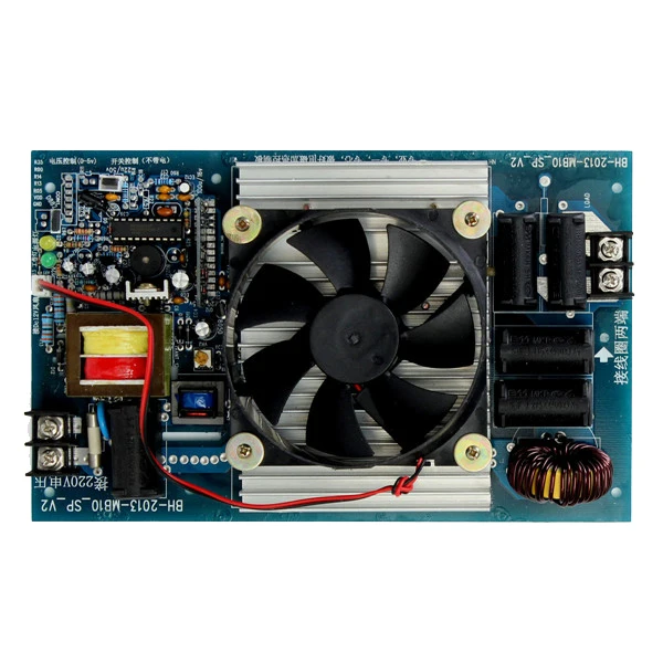 2500W Induction Heater with Coil Electromagnetic Heating Control Panel