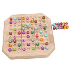 1 Набор деревянных шахматных игр Sudoku качественные резиновые деревянные детские развивающие игрушки Развивающая игра для взрослых