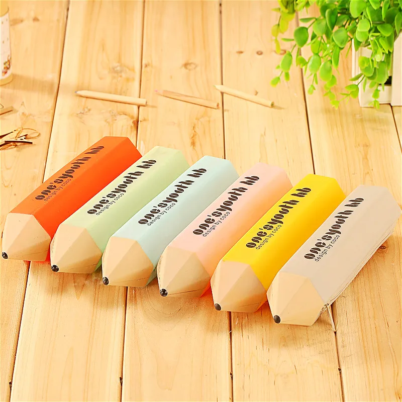 

South Korea creative candy color pencil bag silicone pencil box