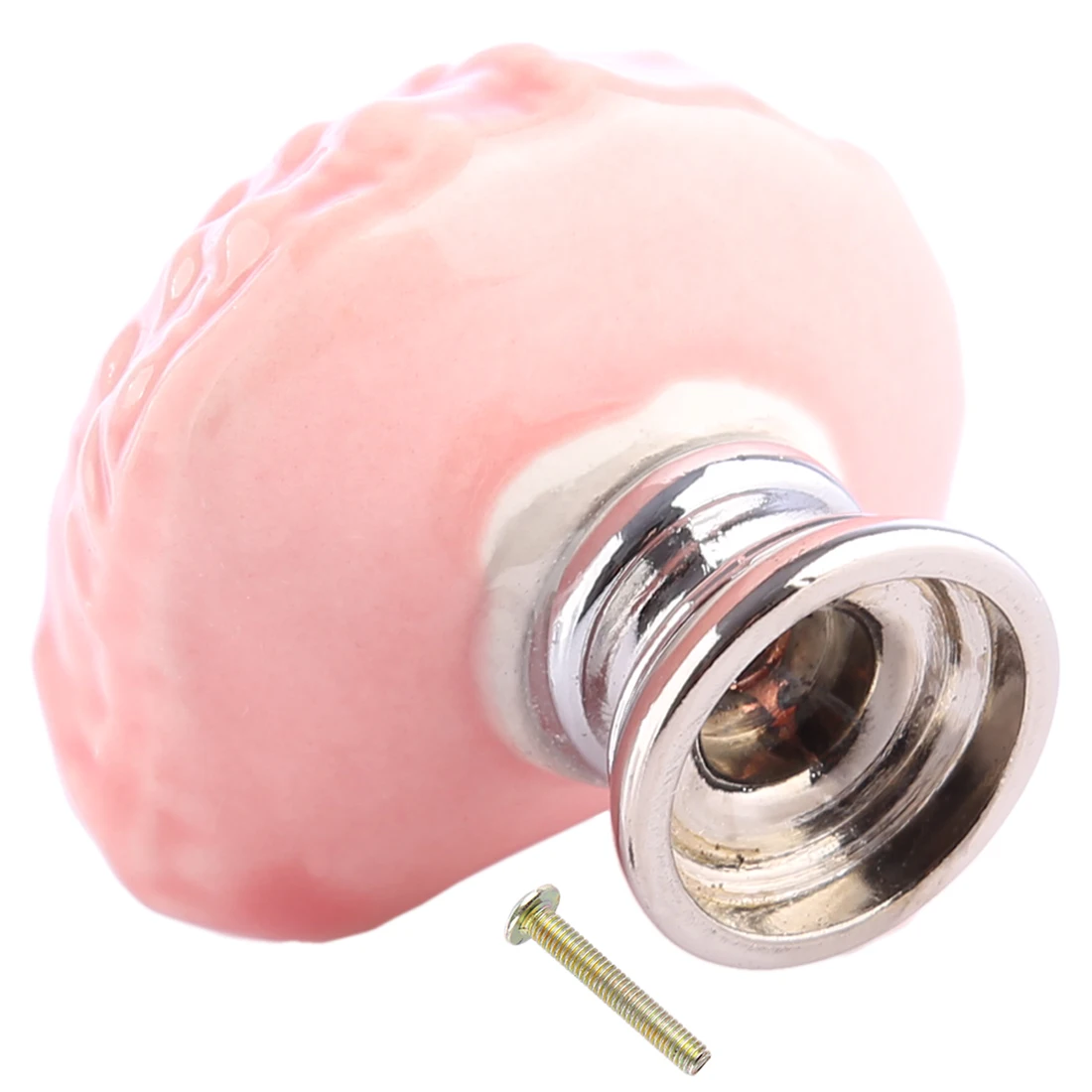 8 قطع مجموعة قذيفة شكل السيراميك الأطفال الباب مقبض أثاث مقبض درج خزانة المطبخ سحب مقبض-الوردي