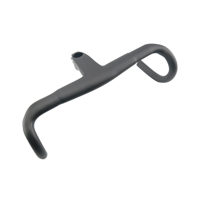 NO LOGO Bicycle Carbon Road HandlebarBent bar 400420440mm Carbon Integrated Handlebar Matte Black Bike Handlebars (3)