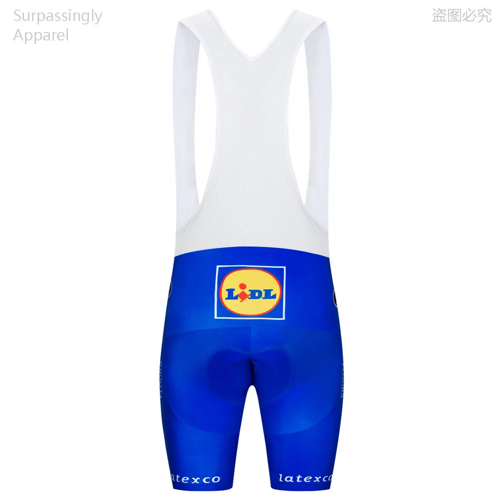 Pro Blue Team Quick Step мужские летние шорты комбинезон с для велоспорта велосипедные