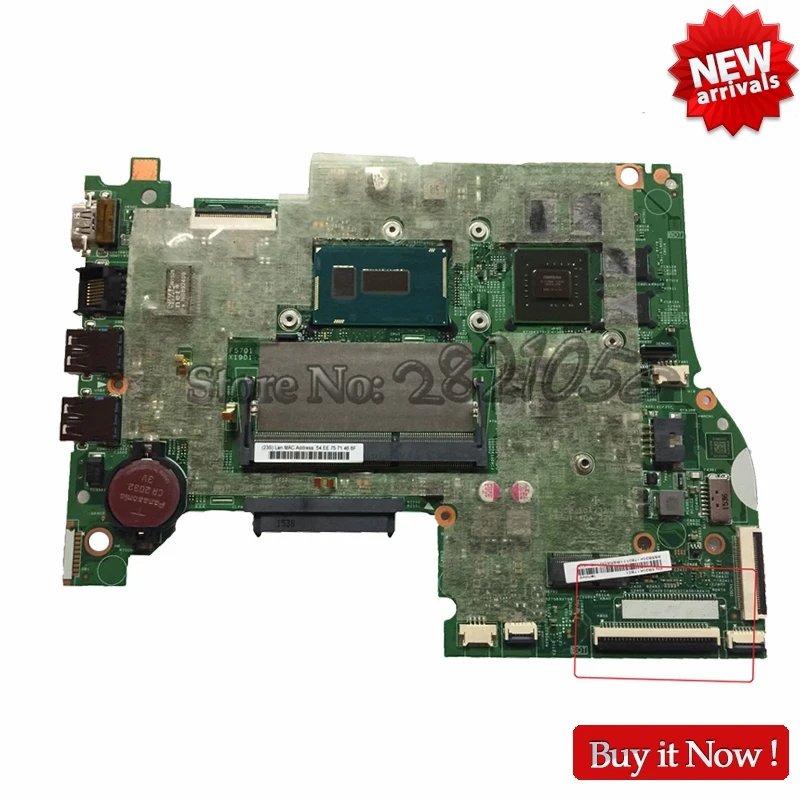 Материнская плата для ноутбука lenovo 500S-15ISK системная 15 дюймов SR240 i3-5020U DDR3L полный