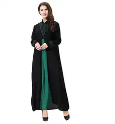 Новинка 2017 для взрослых из хлопка и льна мусульманская одежда мусульмане турецкий Абаи мусульманское платье Халаты арабских поклонение