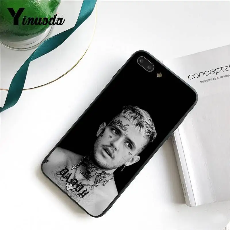 Yinuoda Lil Peep Lil Bo Peep Мягкий силиконовый чехол для телефона из ТПУ для iPhone 8 7 6 6S 6Plus X XS MAX 5 5S SE XR 10 11 11pro 11promax