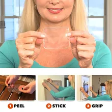 1 шт. потрясающий супер липкий захват многоразовые захватывающие мебельные коврики ковер коврик нескользящий Противоскользящий силиконовый Gripeez подставка для мобильного телефона