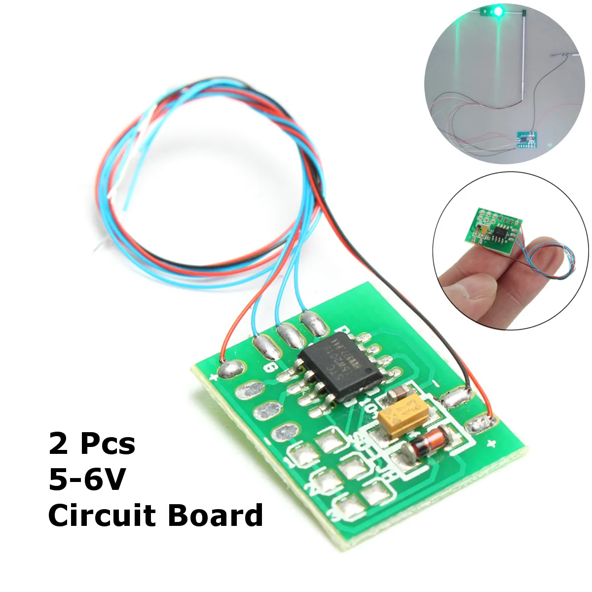 

2Pcs DIY Scale Construction Sand Table Model Circuit Board Traffic Light Signal Model HO Scale Train Railway Miniatures