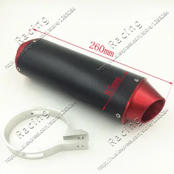 

38MM CNC Alloy Exhaust Muffler with Clamp for XR50 CRF50 Coline Style Chinese Pit Bike dirt bike motorcycle Red
