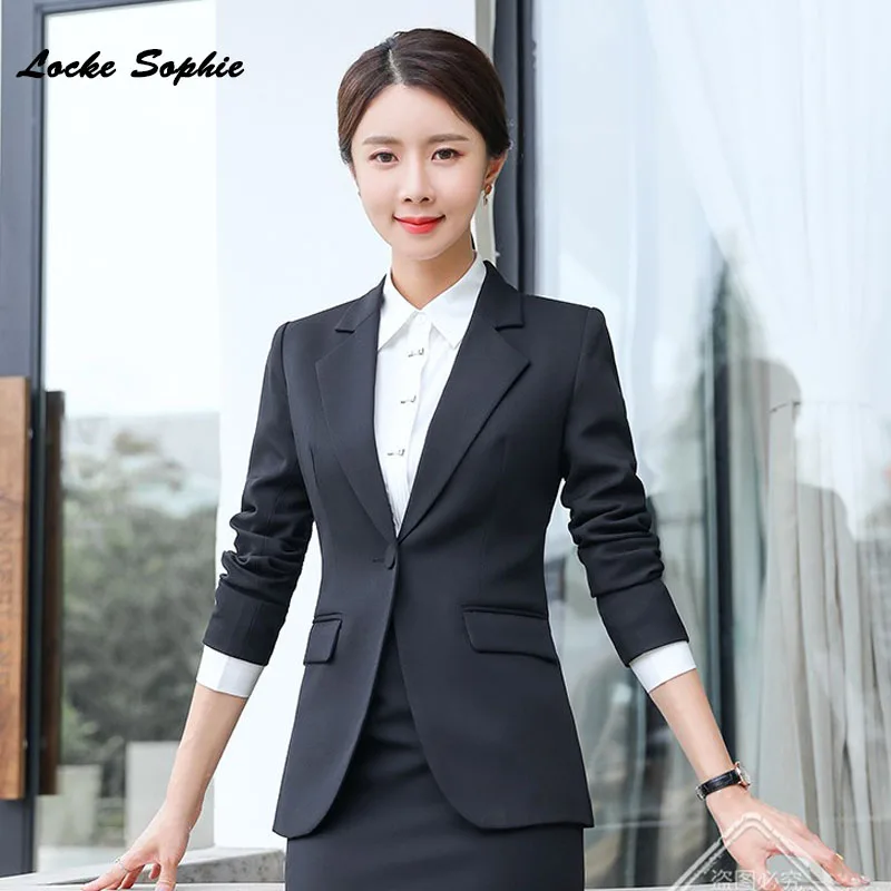 1pcs Women Plus size Blazers coats 2019 Summer cotton blend Long sleeves Slim fit Suits jackets ladies Skinny Blazers Suits coat