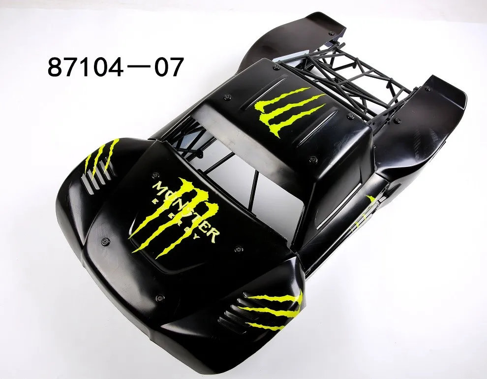 Тела Панель с Rollcage подходит для 1/5 Losi 5ive T Rovan LT KingmotorX2 - Цвет: Green with Black