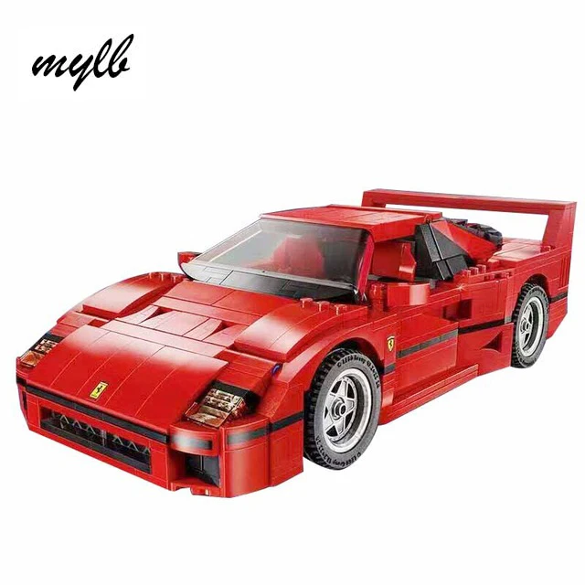 

drop shipping Ferrarie F40 Sports Car Model Building Blocks Kits Bricks Toys Compatible with DIY