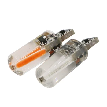 

Y 300X COB T10 w5w 194 501 Filament Bulb silicone car led Clearance Light Interior Rear fog Lamp Door Parking Trunk Signal Light