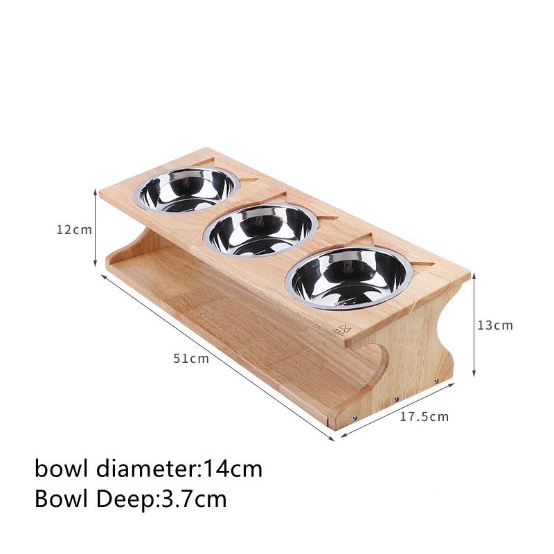 New Dog Food Bowls Elevated Dog Cat Bowls Ceramic Stainless Steel Pet Bowl Pet Feeder Cats Dogs Feeding Dish Pet Supplies - Цвет: as picture