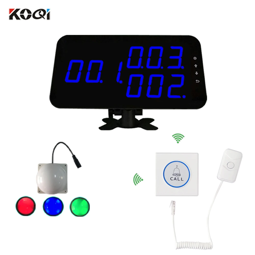 

Nurse Call System For Hotspital 433.92Mhz CE-cetification Transmitter Button Receiver Display Corridor Light