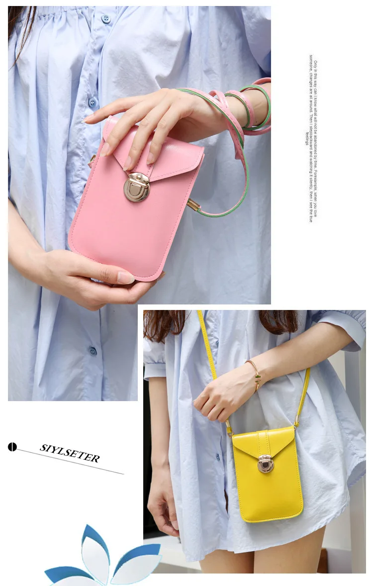Женская мини-сумка на плечо с клапаном, сумка через плечо, простая Корейская стильная винтажная однотонная модная сумка с замком для девушек