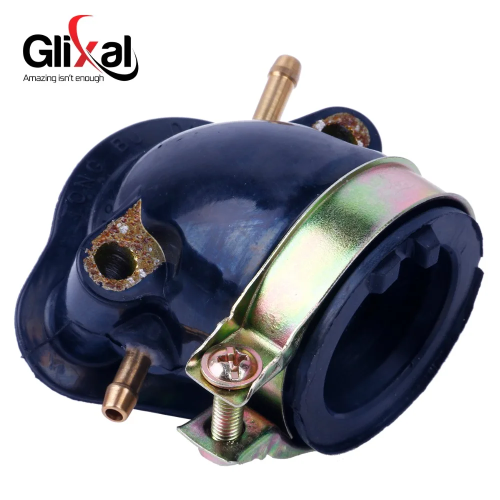 Glixal впускной коллектор GY6 125cc 150cc китайский скутер части Впускной 152QMI 157QMJ ATV Go-Kart Багги(2 вакуумный порт