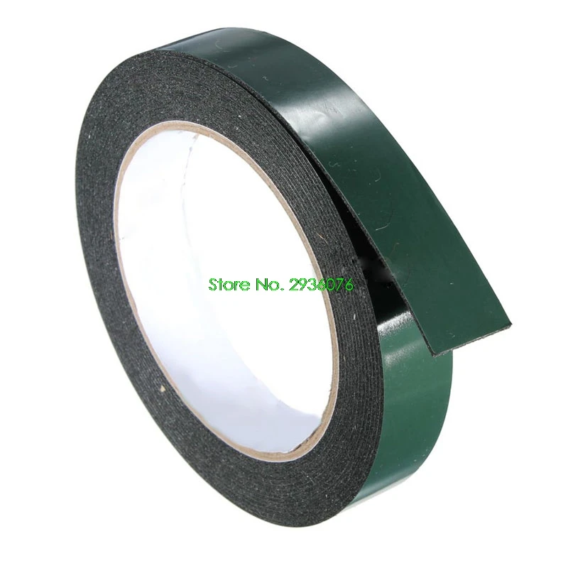 10M*10MM Strong Adhesive Waterproof Double Sided Foam Green Tape Trim