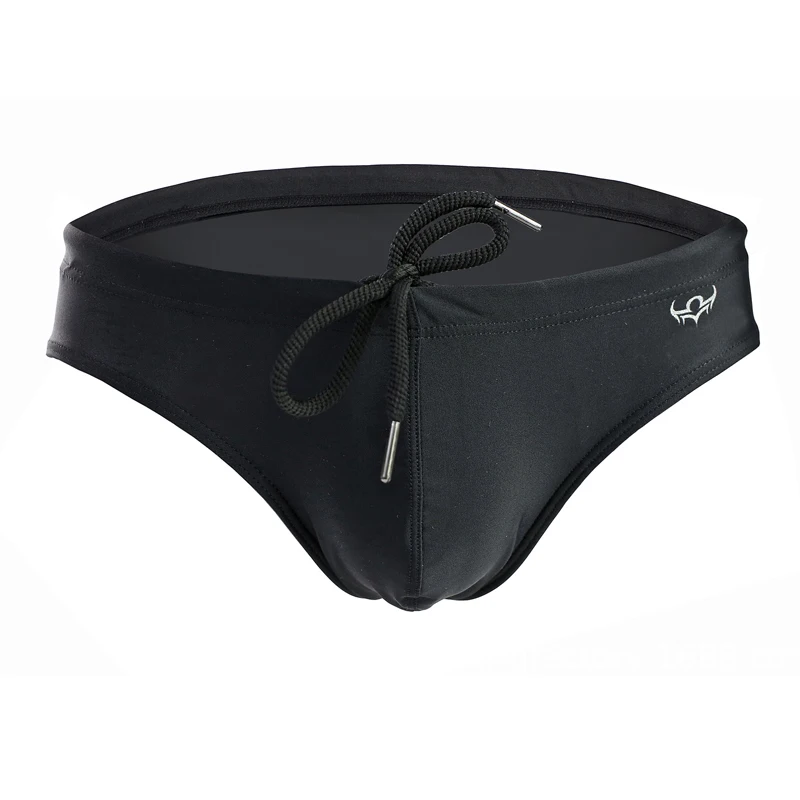 

Men Swim Shorts 2019 New underwear men Hot Sell Swimwear Men Brief With Pad Low Waist Sexy Swimsuit Waterproof Swimming Trunks
