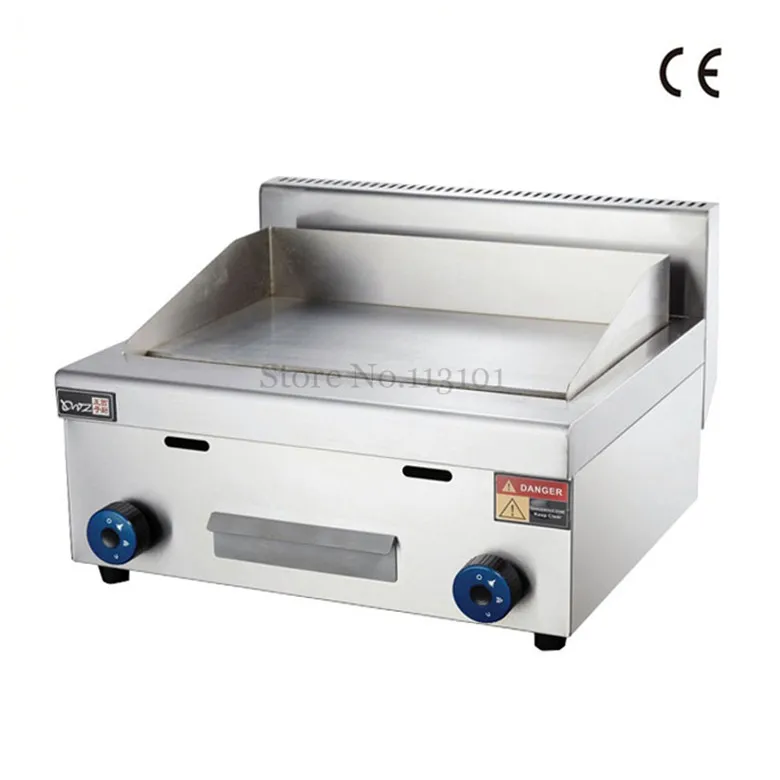 Gas Type Teppanyaki Griddle Upgraded Stainless Steel Pancake Baking