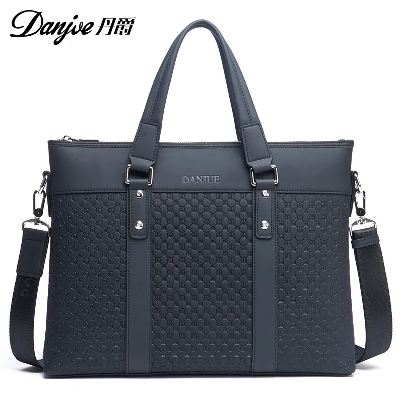 

DANJUE High Quality Brand Fashion Shoulder Bag Genuine Leather Men Handbag Business Natural Leather Briefcases