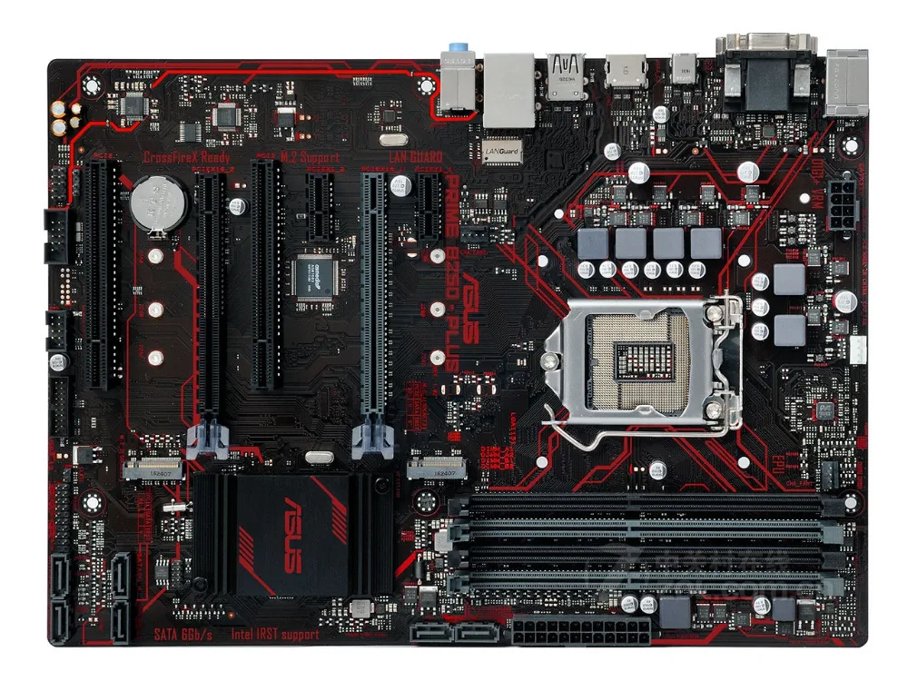 Asus премьер B250-PLUS рабочего Материнская плата B250 разъем LGA 1151 i7 i5 i3 DDR4 32 г SATA3 USB3.0 ATX плата