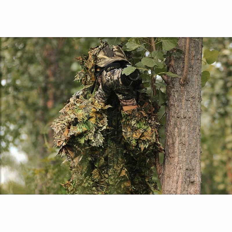 Тактический военный Камуфляжный костюм охотничья одежда Ghillie костюм военная боевая униформа снайперская страйкбольная одежда для охоты страйкбол