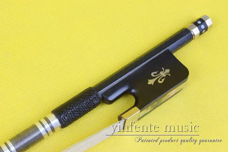 

new one Cello Bow Carbon fiber Round Stick Ebony f rog High Quality 1pcs #TX -65