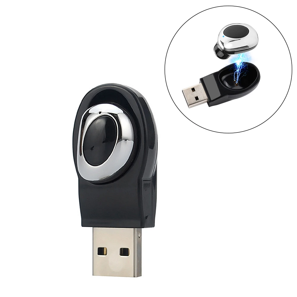 

WirWir Mini Invisible Bluetooth Earphone Ture Wireless Earbuds with Magnet USB Charger In Ear Earpiece Earphone for smartphone
