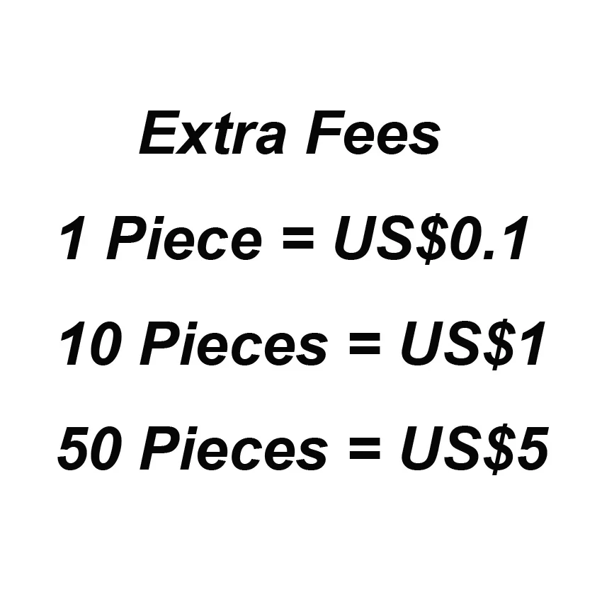 

Price Difference Making Up for Shipping Fee / Changing Product / Other Additional Cost