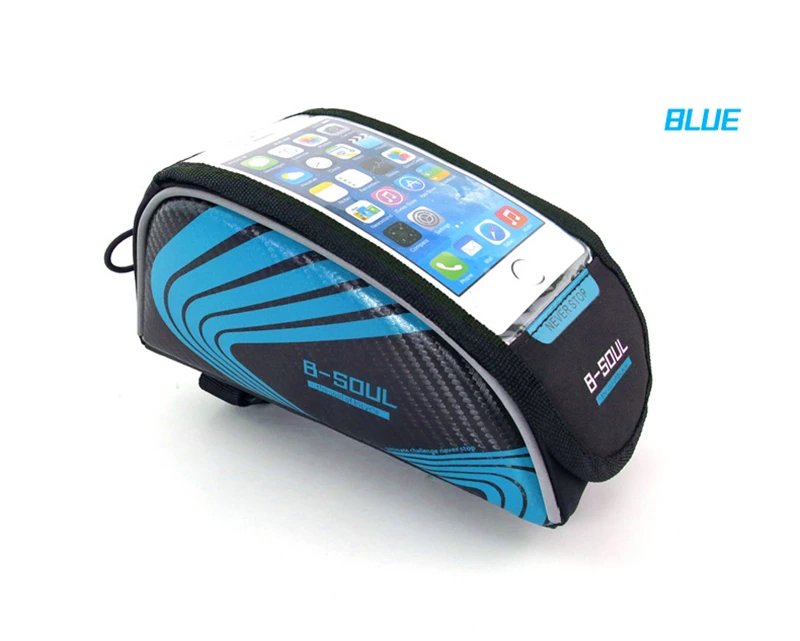 Excellent for iphone for sumsung 5.3 inch B-SOUL Outdoor Sport Touch Screen Phone Bag Bike Front Frame Bag MTB Mountain Bicycle Saddle bag 12 Excellent for iphone for sumsung 5.3 inch B-SOUL Outdoor Sport Touch Screen Phone Bag Bike Front Frame Bag MTB Mountain Bicycle Saddle bag 12