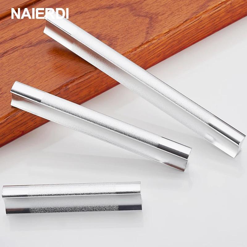 Naierdi درج التأثيرات مطبخ مقابض سبائك الألومنيوم حامل حالة صندوق مجتذب خزانة أثاث مقبض الباب مقبض خزانة الأجهزة