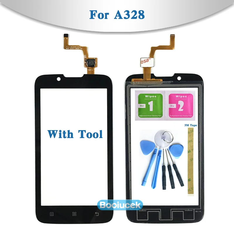 Сменный сенсорный экран для Lenovo A328 A328T 4 5 дюйма|Сенсорные панели (тачскрин)| |