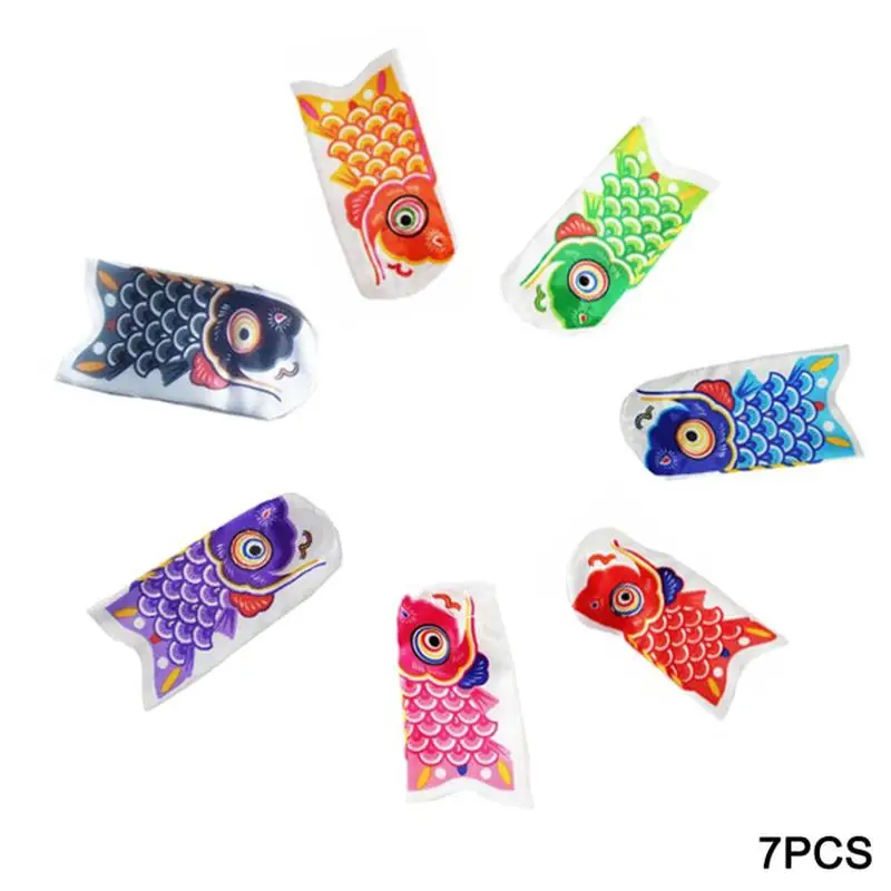 

Japanese Traditional Carp Flag Carp Banner Windsock Sailfish Sailfish Wind Streamer Multicolor Fish Home Party Decoration