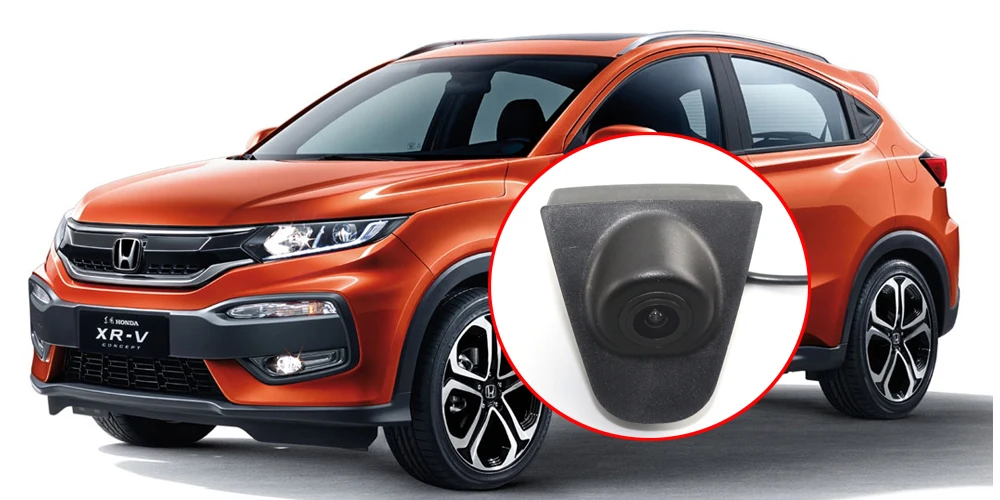 Liandlee автомобиль вид спереди Камера Авто CAM для Honda CR-V 2012 2013 2015 XR-V 2015 2016 (не Обратный заднего парковка Камера)