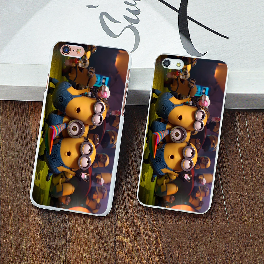 For iPhone 7 7plus 5 5S SE 5C 6 6Plus 6sPlus 4 4S Phone Case Cover Fashion Cartoon design classic yellow people Mobile Bag |