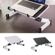 Adjustable Laptop Table Foldable Ergonomic Notebook Tablet Holder Aluminum Alloy Office Bed Sofa Desk