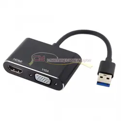 10 шт/CY USB 3,0 и 2,0 HDMI и VGA кабель HDTV адаптера внешняя видеокарта для Windows для ноутбука