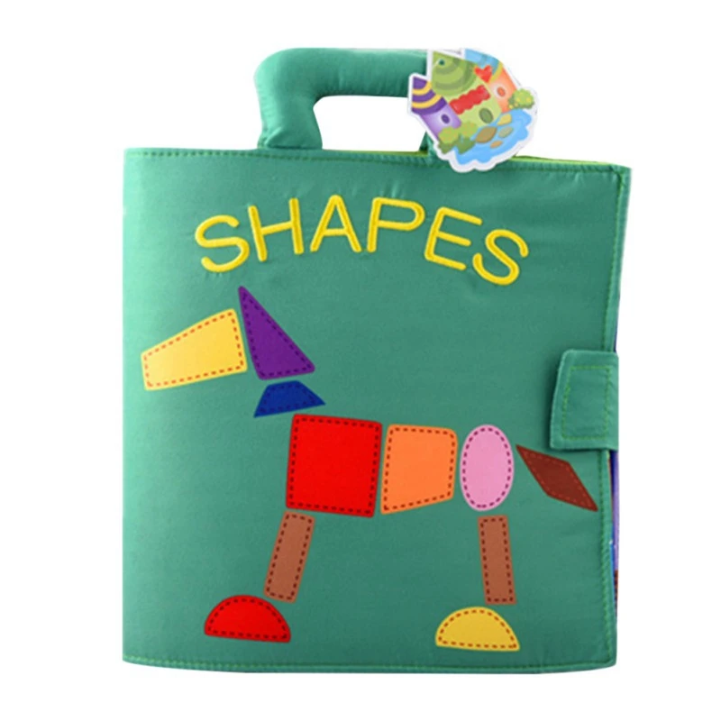 

Baby Infant Toys Baby Cloth Book Cartoon Animals Educational Learning Toys English Story Soft Cloth Development Books