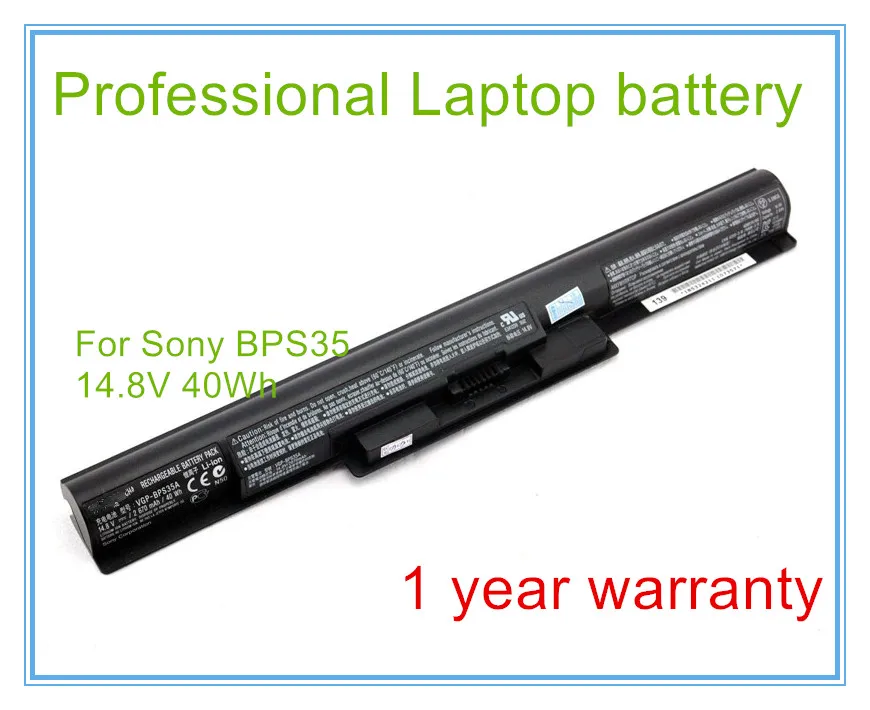 Оригинальный аккумулятор BPS35 для ноутбука Fit 14E Series 15E VGP-BPS35 VGP-BPS35A | Компьютеры и