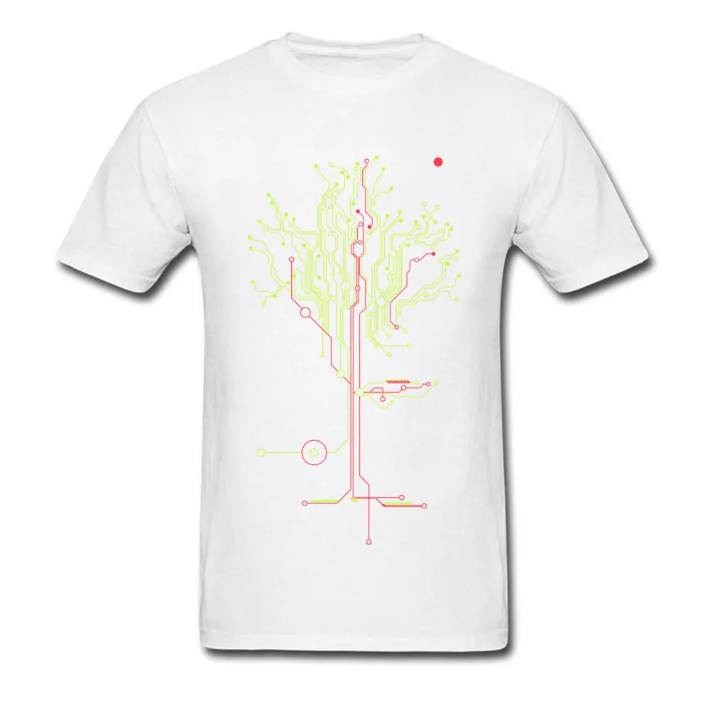 Men's Tops Tees Tree of Tomorrow IC Circuit Board Creative Design Youth Tshirt Oversized Fashion Cool Tops Tees Sweatshirt