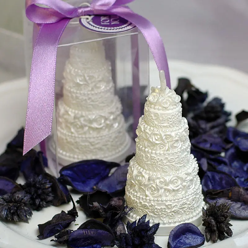 Творческий бездымного ароматические свечи Кружева Свеча для торта для Для романтической свадьбы, вечеринки, подарки для детей детские для именинного пирога декорированные свечи - Цвет: purple lace cake