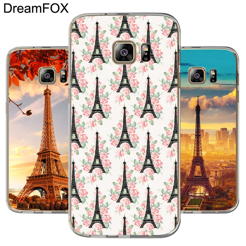 DREAMFOX M469 Эйфелева башня Мягкий ТПУ силиконовый чехол для samsung Galaxy Note S 6 7 8 9 10 10e 11 11e