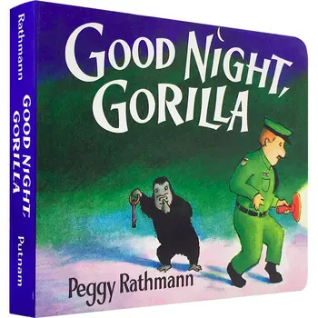 

Educational Children CardBoard English Picture Book Baby Good Night, Gorilla/ Coloring Story Books English Language