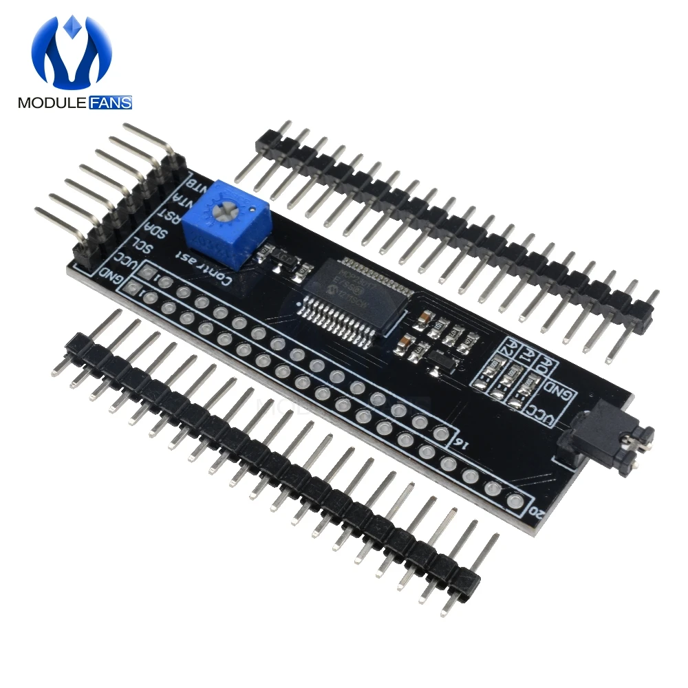 MCP23017 12864 128*64 lcd igc IIC TWI последовательный интерфейс SPI плата адаптера модуль преобразователя для Arduino 1602 2004 с контактами