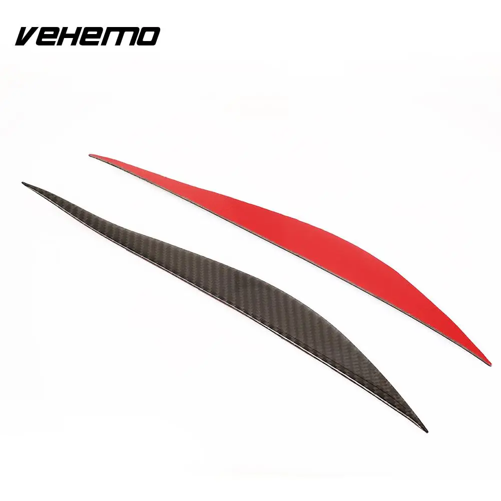 

Vehemo Carbon Fiber Headlight Eyebrow Cover Headlight Eyelid Cover Decor Trim 2PCS for BMW 3ER F36 F30 320i 325i 316i